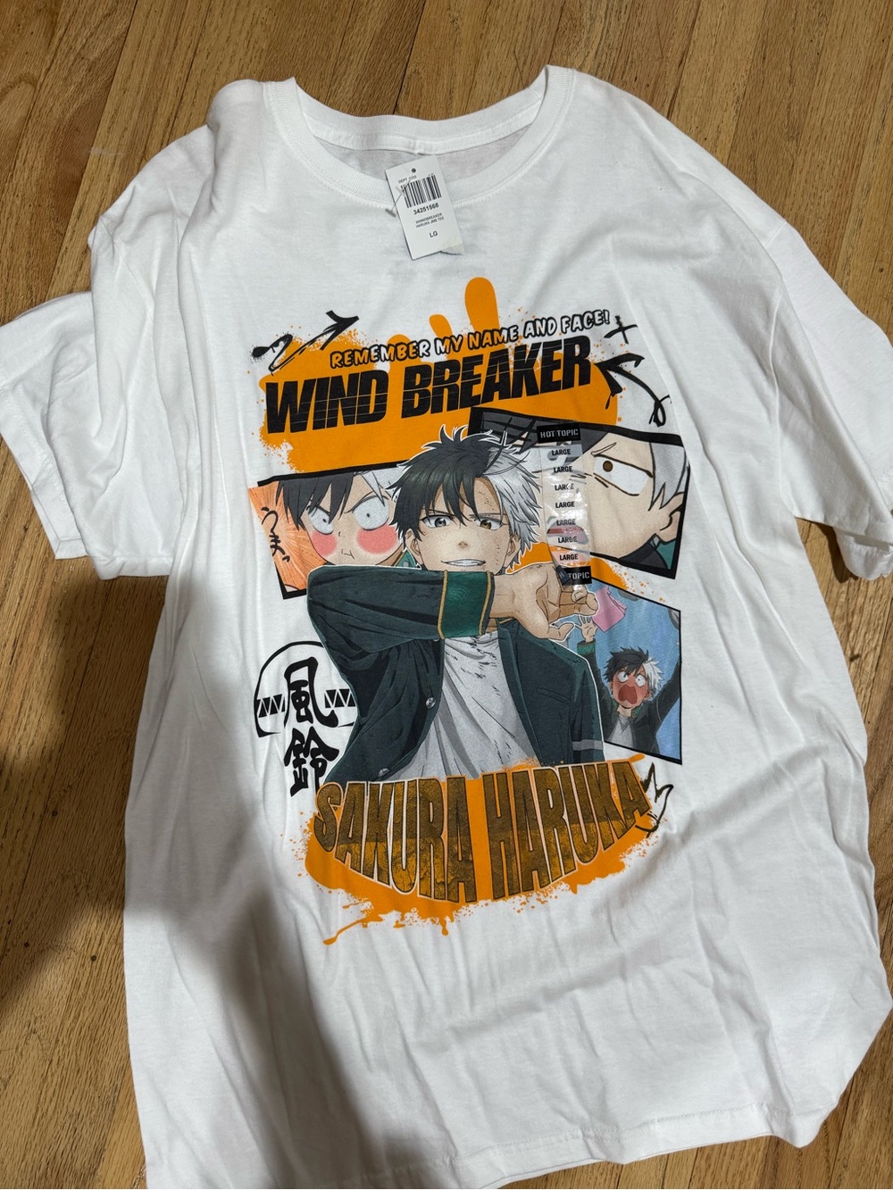 Wind Breaker Graphic Tee - White